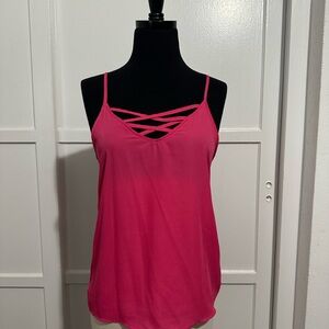 Pink Strappy Women's Cami Top
